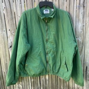 Vintage Forrestel Men’s XL Green Bomber Jacket Full Zip